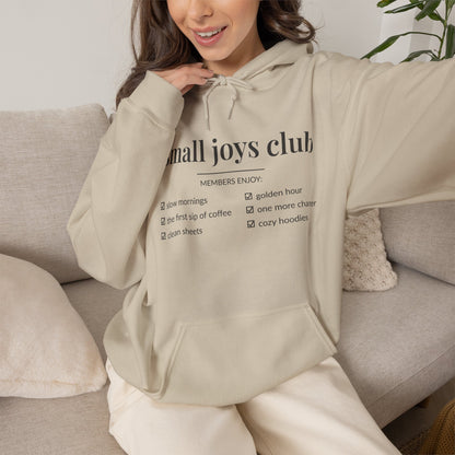 Small Joys Club Hoodie | Cozy Checklist Sweatshirt