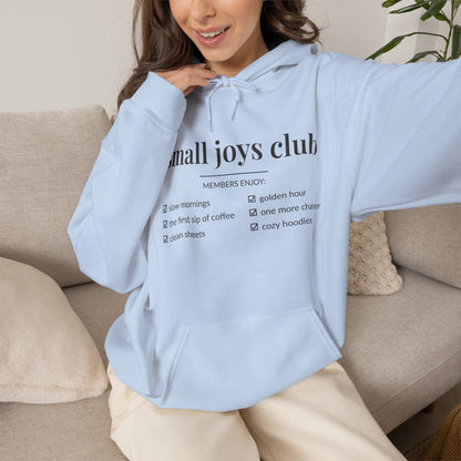 Small Joys Club Hoodie | Cozy Checklist Sweatshirt