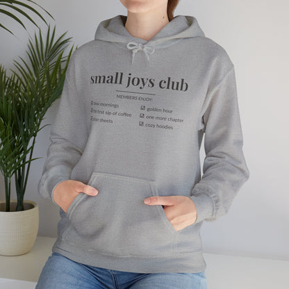 Small Joys Club Hoodie | Cozy Checklist Sweatshirt