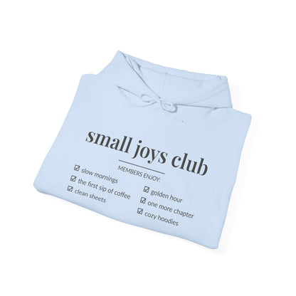 Small Joys Club Hoodie | Cozy Checklist Sweatshirt